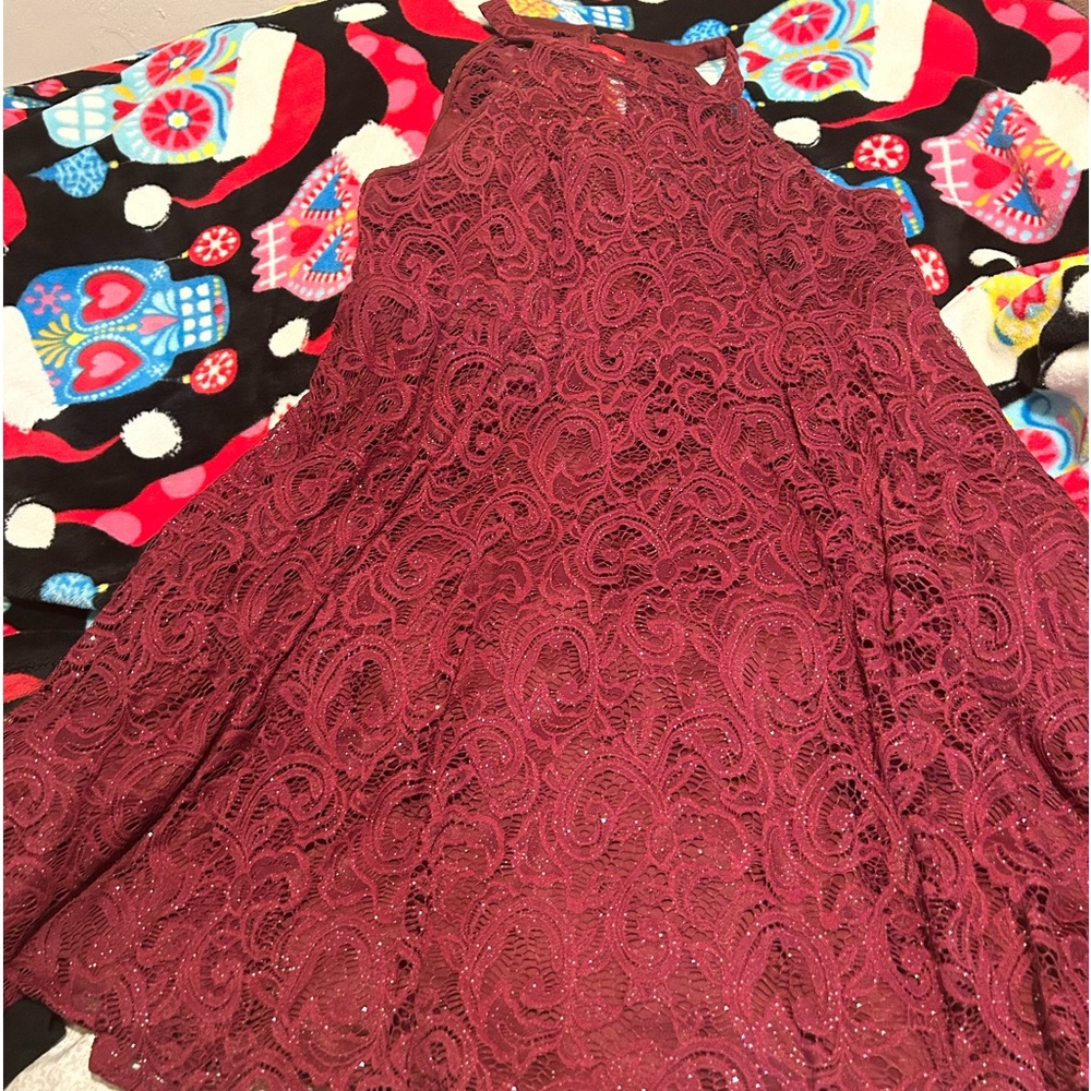 Torrid Formal Dress Burgundy Size 18